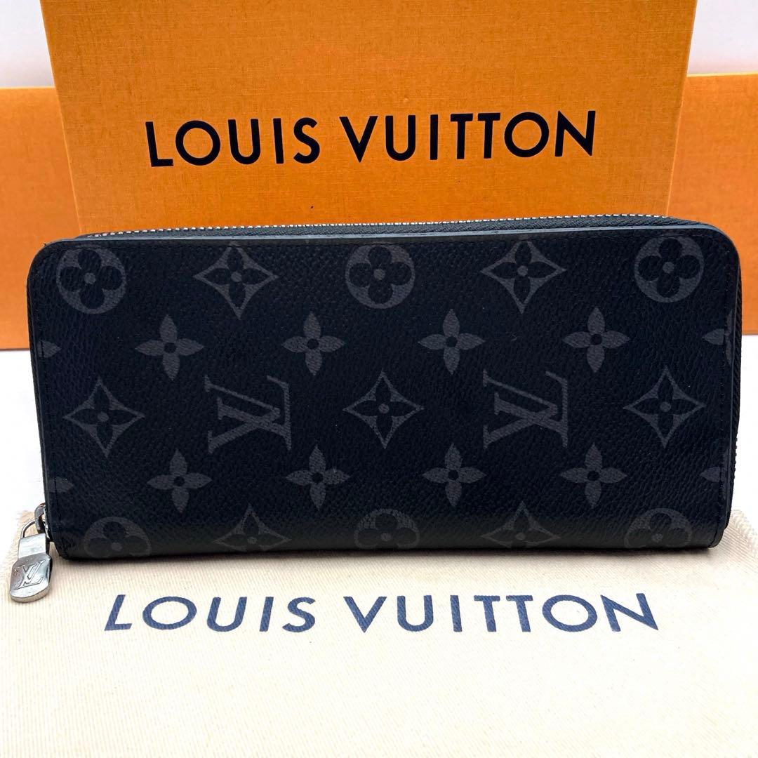 【新型IC・美品】ルイヴィトン ジッピーウォレット モノグラム エクリプス