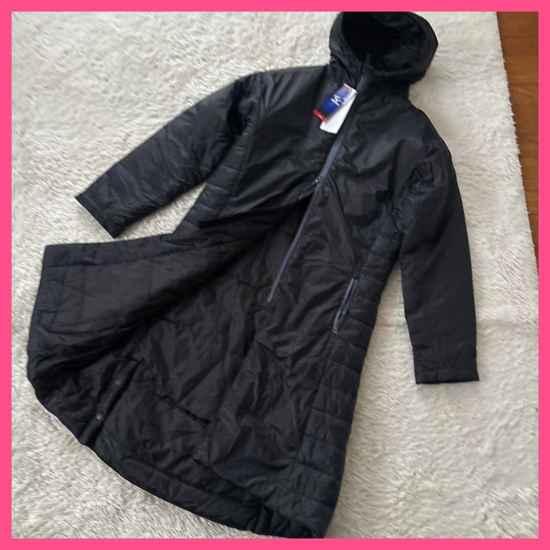 セール中】未使用　MIZUNO ブレスサーモ 中綿 ロングコート ブラック M