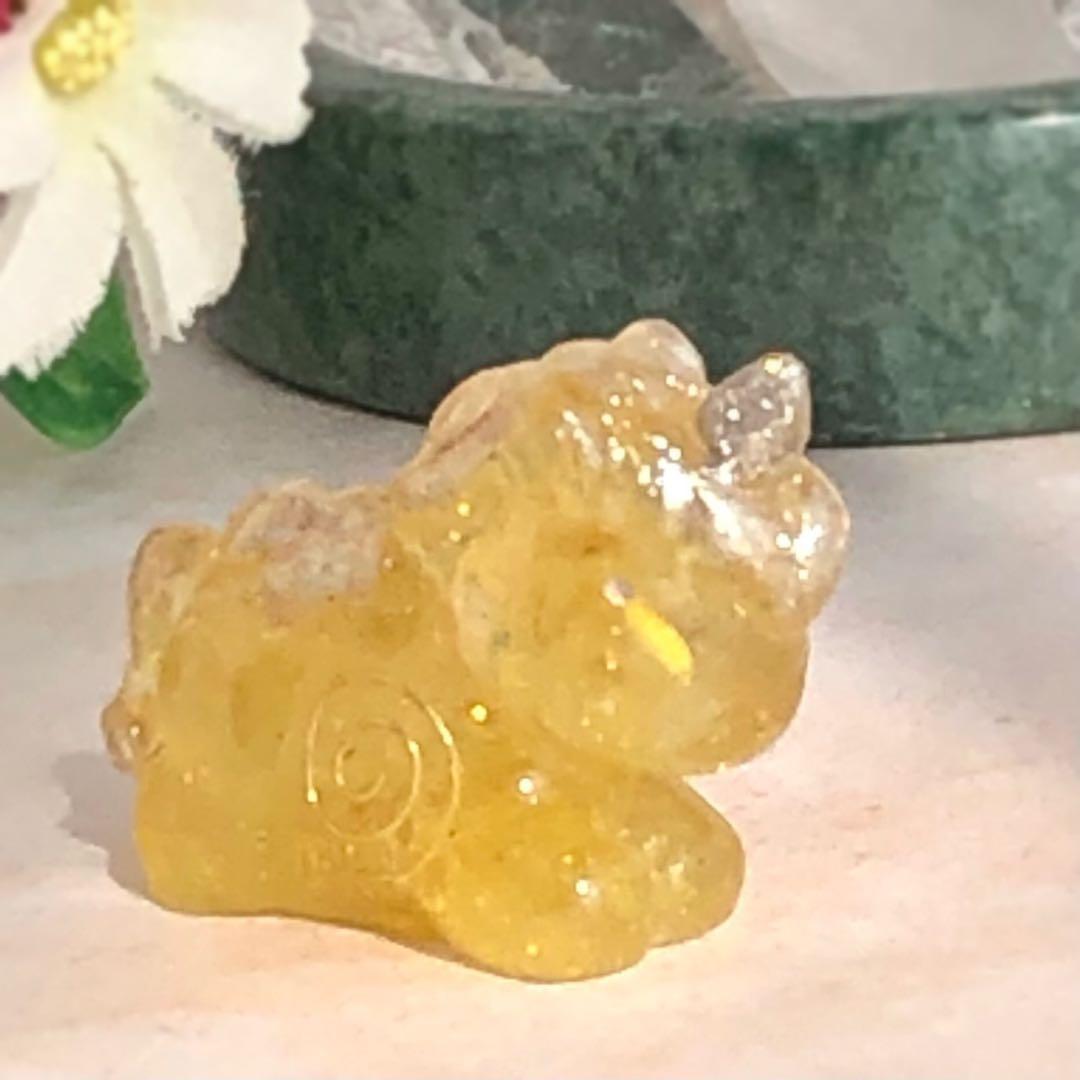 シトリン☆ミニUNICORN✨オルゴナイト