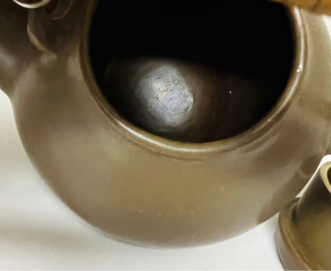 【貴重！】　アラビア ARABIA GA-1 ポット オリーブ　ブラウン