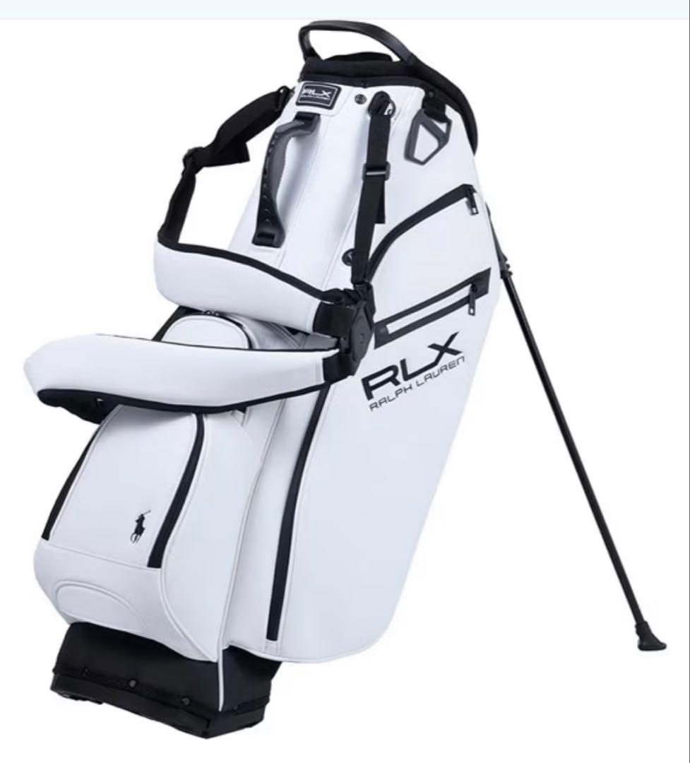 ポロ ラルフローレン RLX スタンドキャディバッグ　 ホワイト/ブラック
