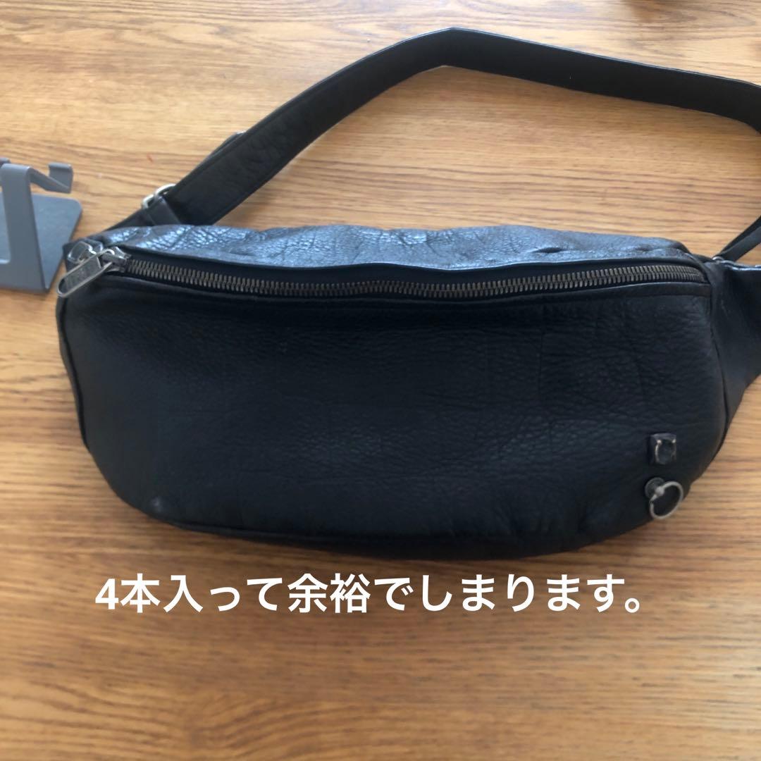 jam  made黒レザーボディバッグ500ml4本入ります
