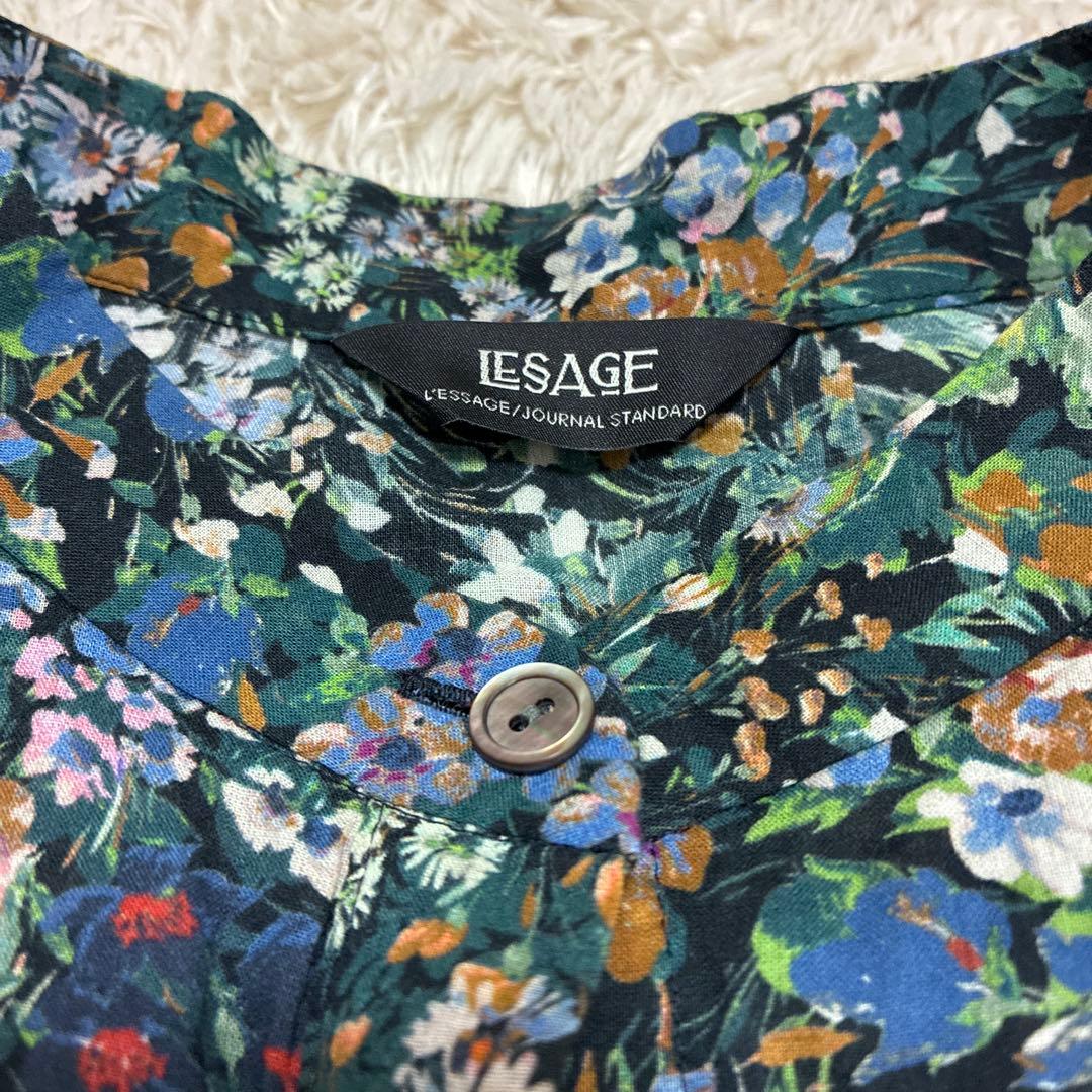 JOURNAL STANDARD L’ESSAGE タックスリーブシャツ 花柄