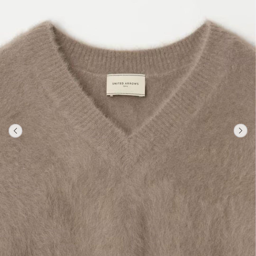 UNITED ARROWS フォックスカシミヤ Vネック ニット