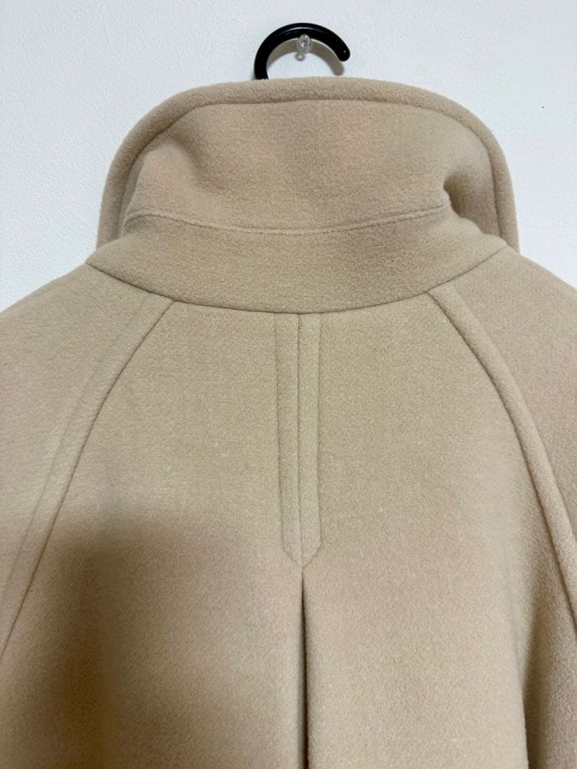 セルフォード　Aラインスタンドカラーコート★ベージュ★38