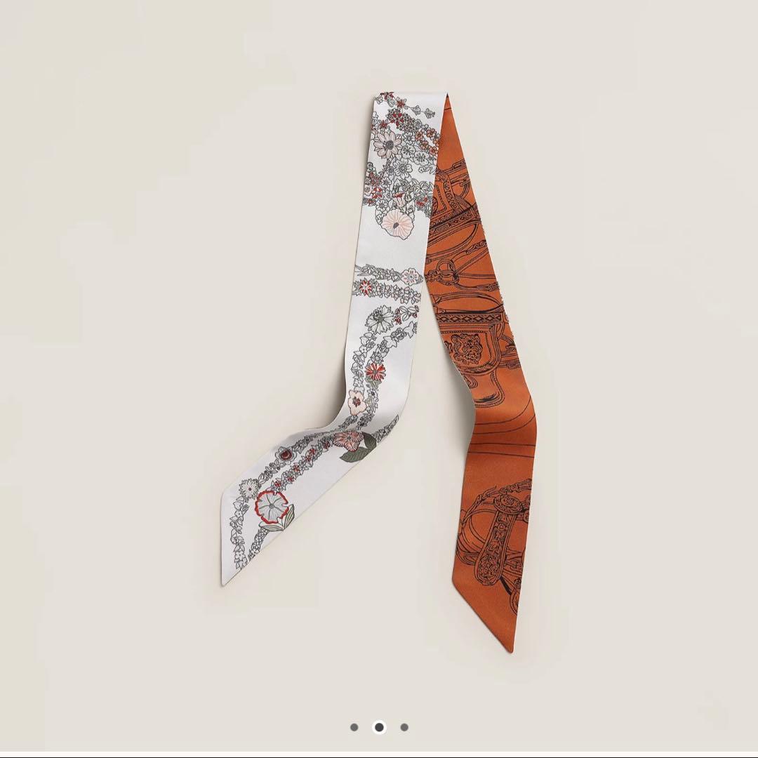 ひろ様おまとめ発送　エルメス ツイリー ブリッドドゥガラ アン フルール