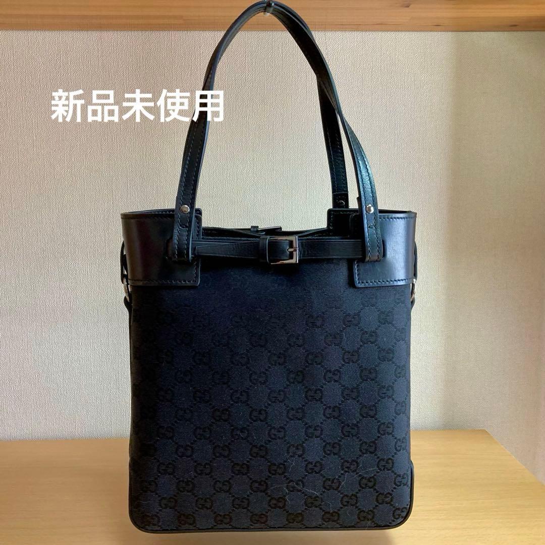 新品未使用　GUCCI GGキャンバス ジャッキー トートバッグ／海外直営店購入