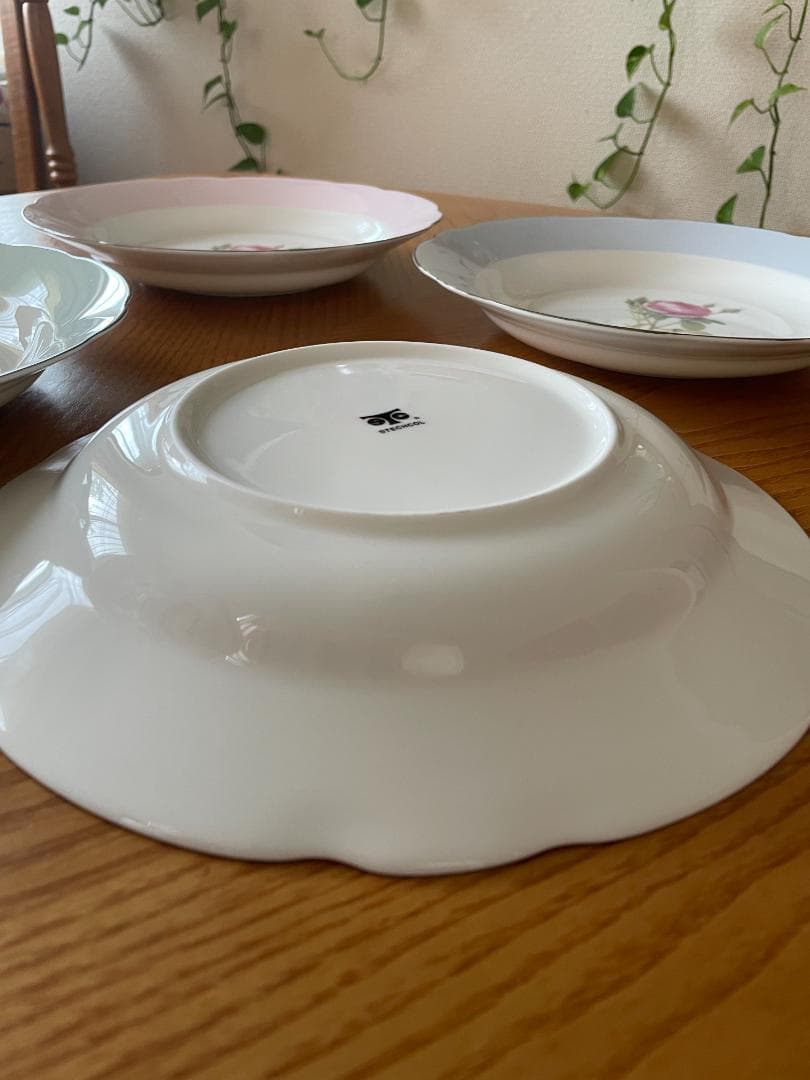 【新品未使用】STECHCOL　ステッチコール　深皿　エインズレイ　4枚　皿