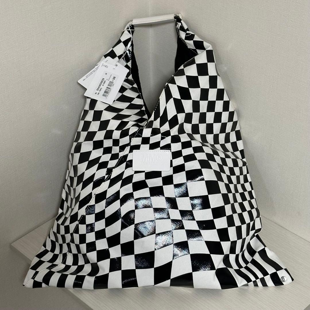 美品/MM6/エムエムシックス/メゾンマルジェラ/トートバッグ/チェック