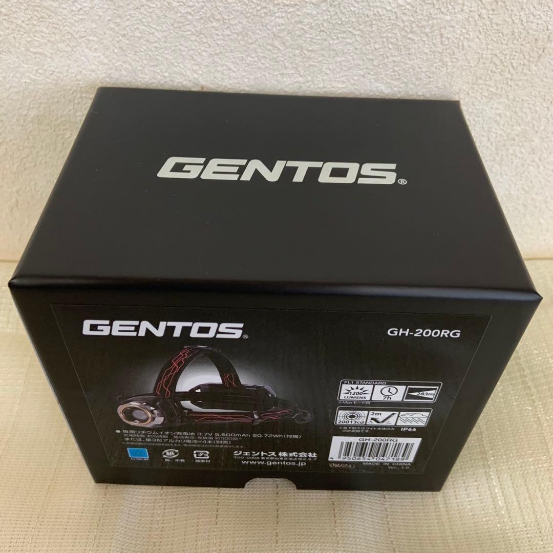 【新品未使用】GENTOS ジェントス GH-200RG ヘッドライト