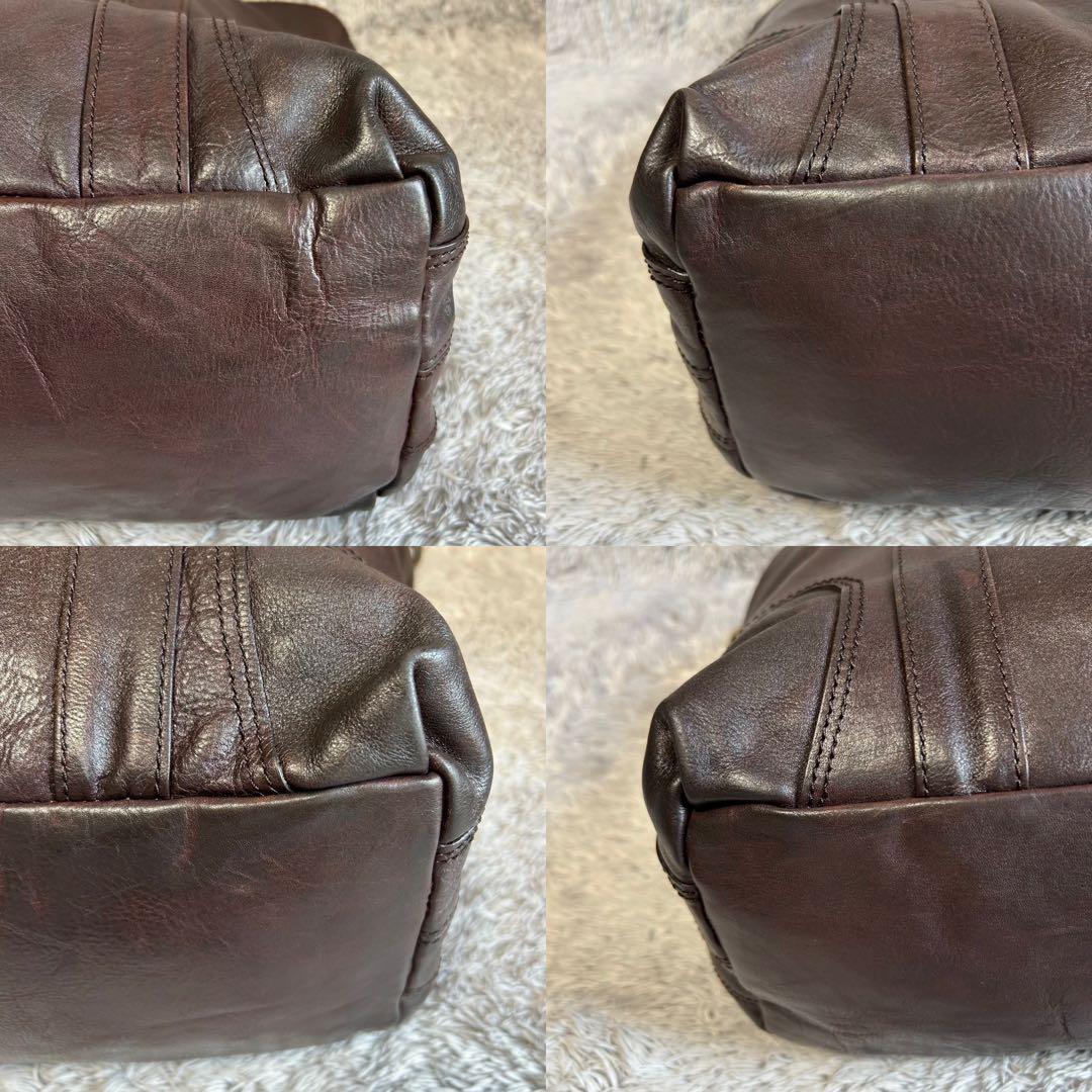 quadro クアドロ　2wayレザートートバッグ　シリアルNo.31153