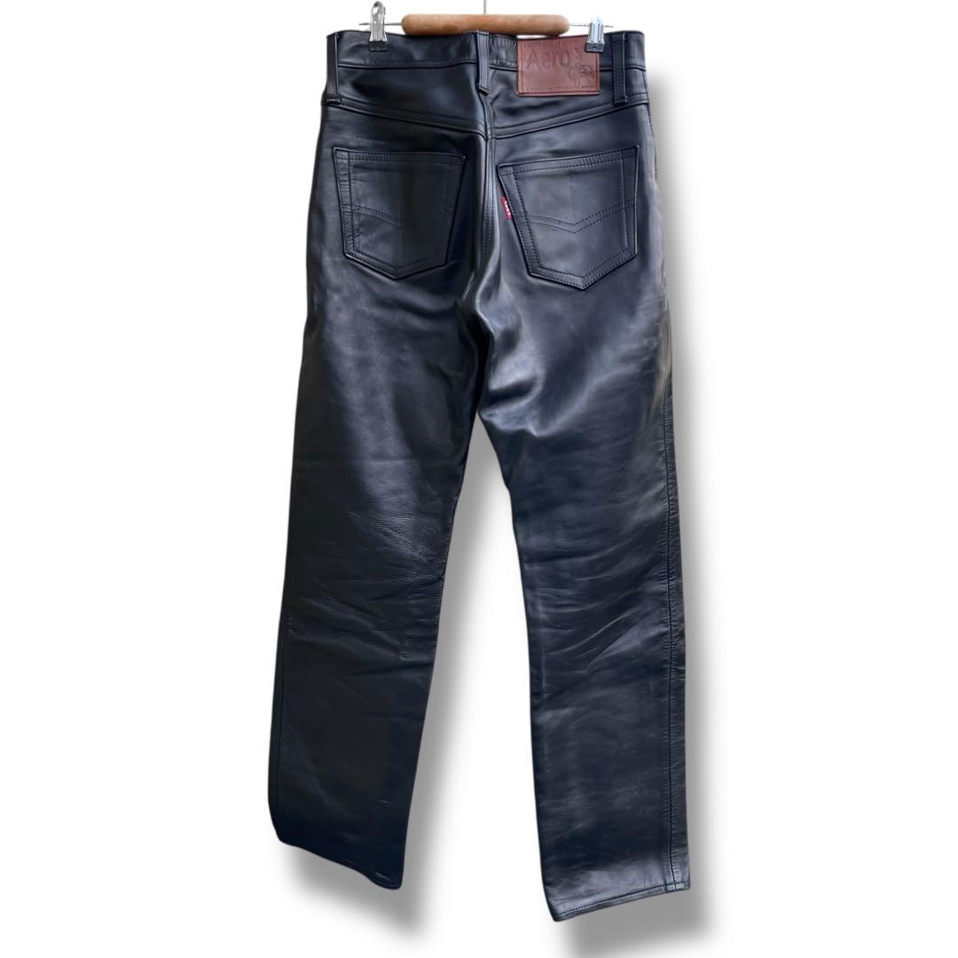 エアロレザー 肉厚 ホースハイド 馬革 レザーパンツ size 31ライダース