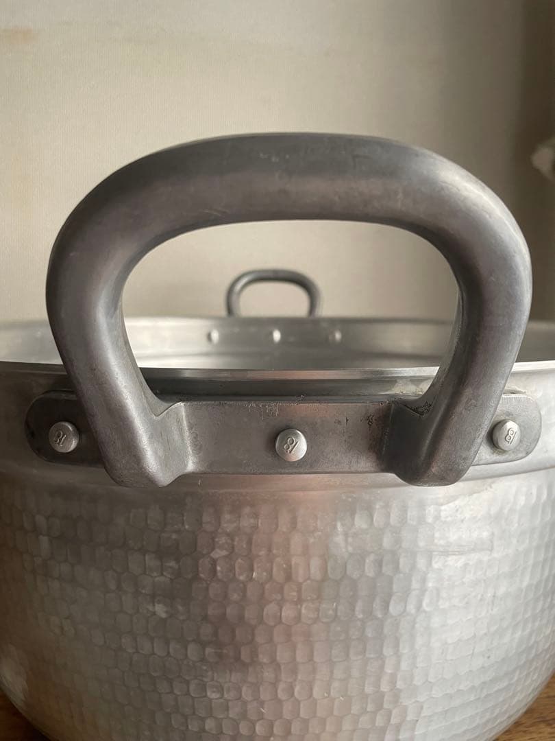 業務用アルミ製打ち出し両手鍋　48ｃｍ