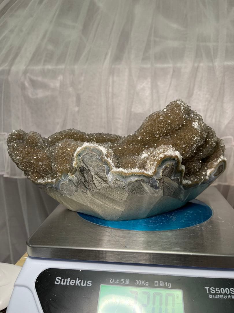 レア^ - ^ 大きい　天然石　原石　金色系　クラスター　3200g