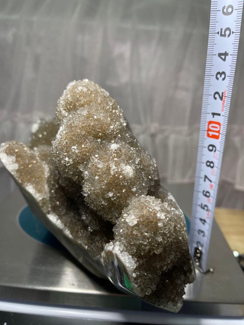 レア^ - ^ 大きい　天然石　原石　金色系　クラスター　3200g