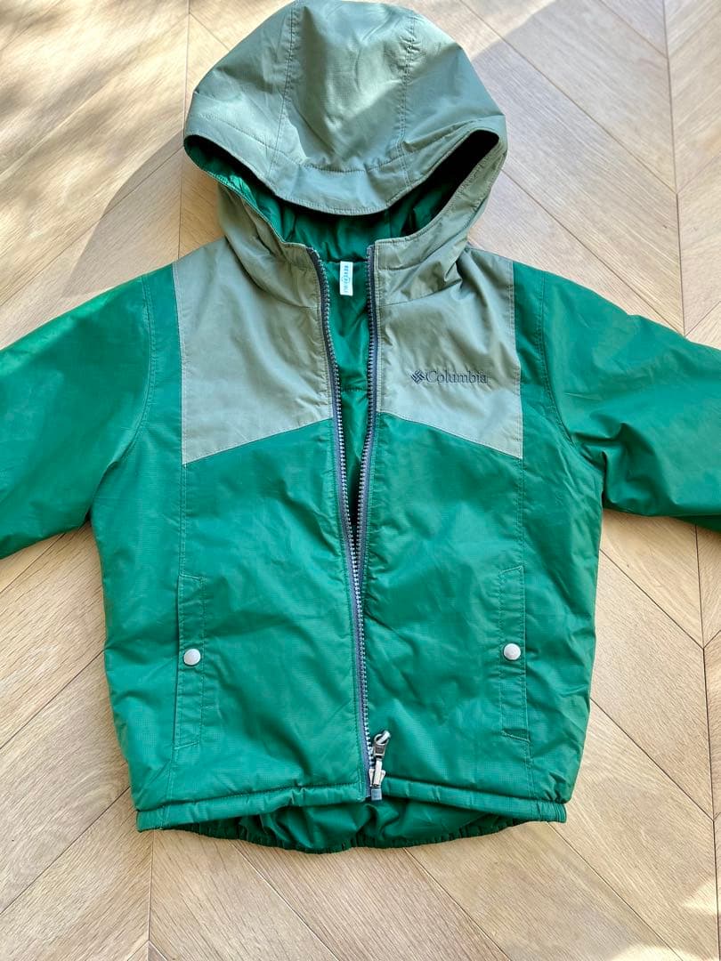 Columbia スキーウェア 緑/グレー XXS（218SY1093)セット
