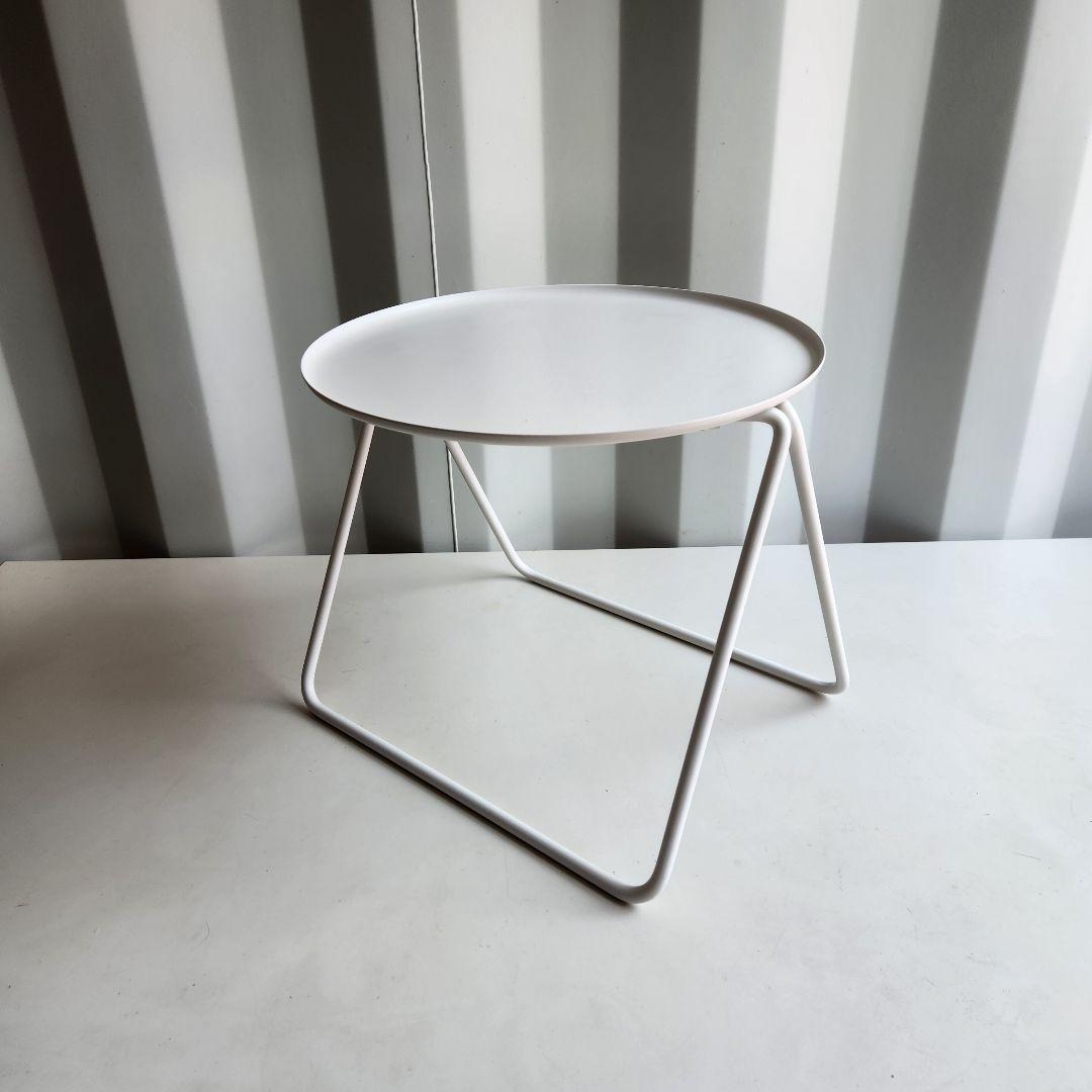 希少　廃盤モデル　無印　MUJI コンパクトサイドテーブル　スチール