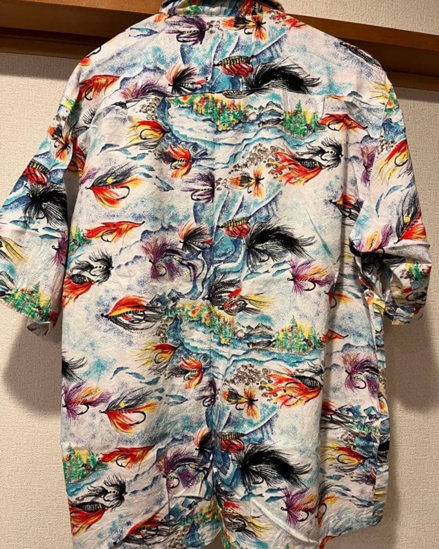 パタロハ　Pataloha パタゴニア　1993　毛針 アロハシャツ　Ｍ