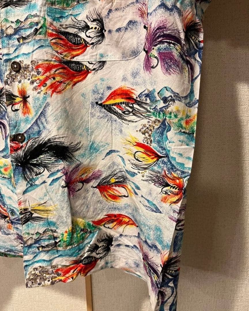 パタロハ　Pataloha パタゴニア　1993　毛針 アロハシャツ　Ｍ