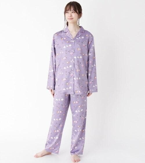 新品 It's DEMO 星のカービィ イッツデモ サテン パジャマ パープル