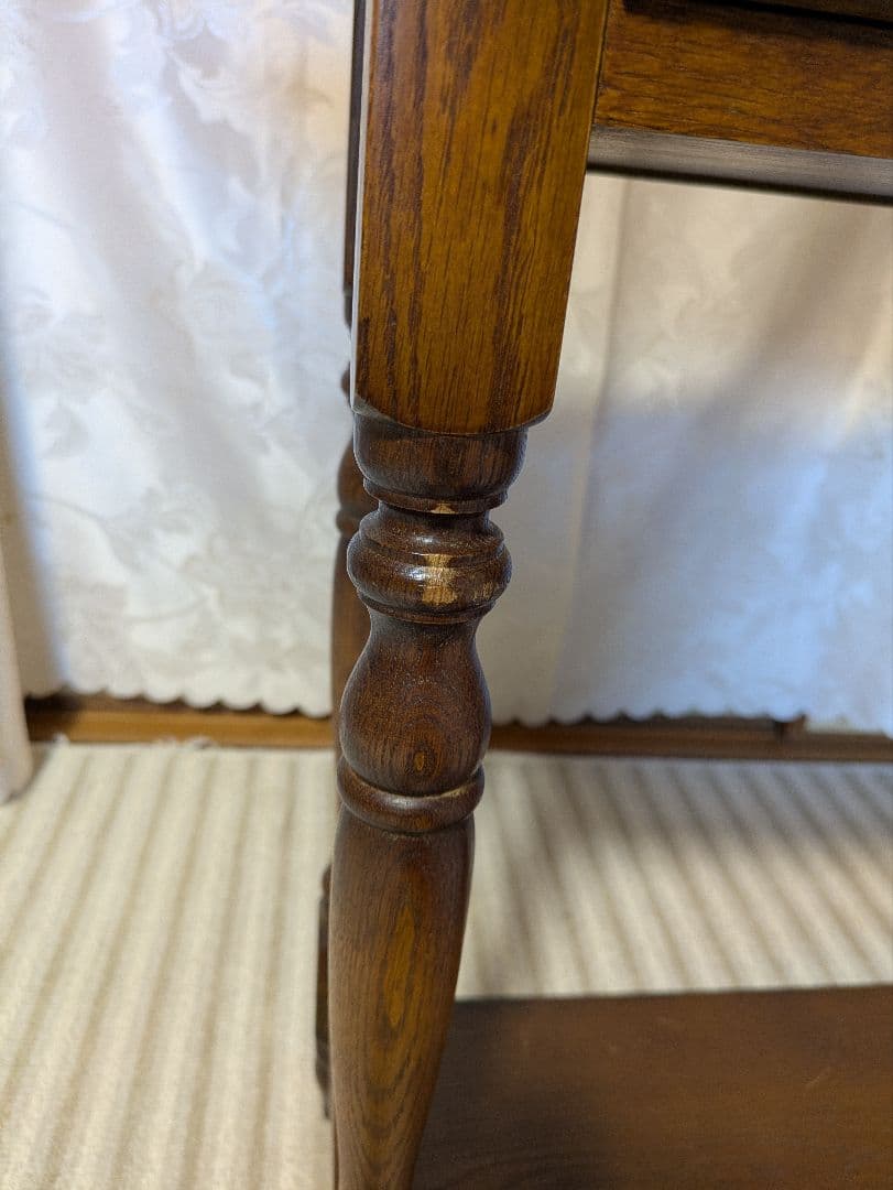 木製コンソールテーブル　エゾ　EZO　 引き出し2つ付き　グレース