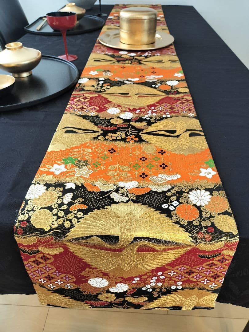 A944★高級‼️全通‼️ひな祭り‼️テーブルランナー2m24cm