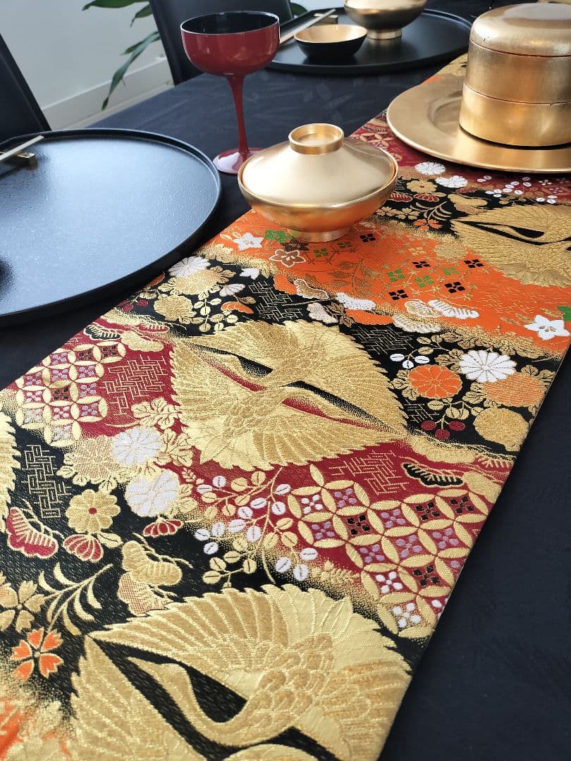 A944★高級‼️全通‼️ひな祭り‼️テーブルランナー2m24cm