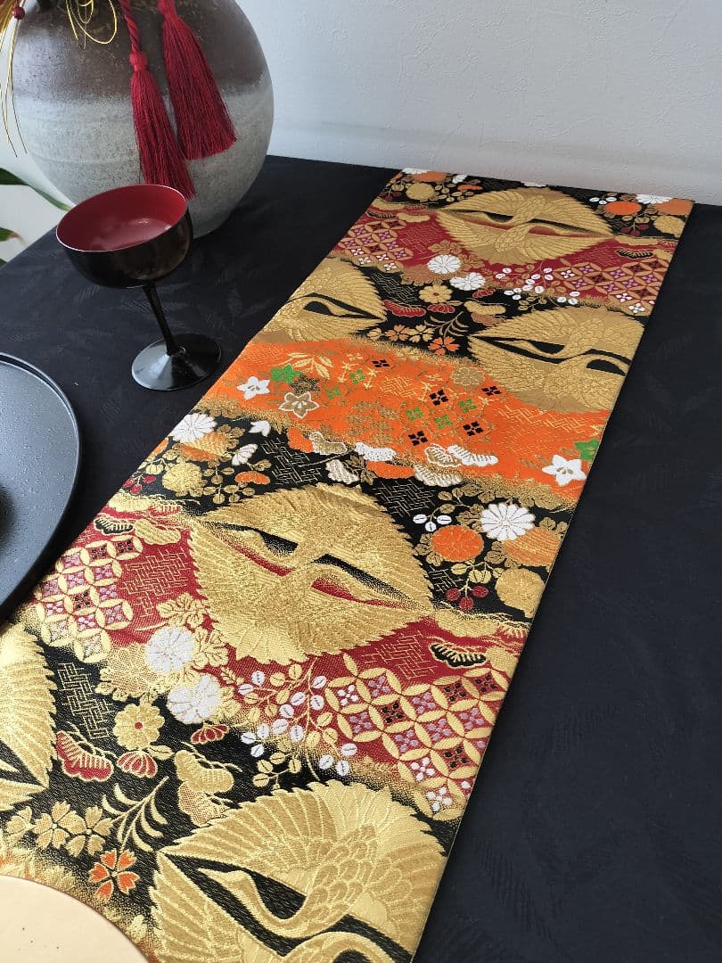 A944★高級‼️全通‼️ひな祭り‼️テーブルランナー2m24cm