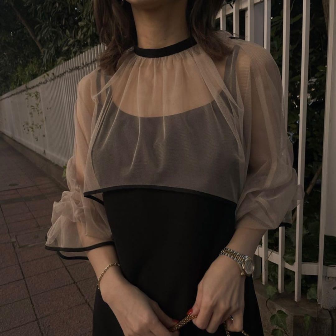 Ameri VINTAGE アメリヴィンテージ　エアリーヴェールドレス