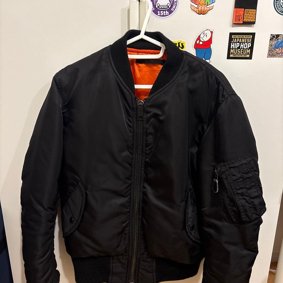 k*y様 AVIREX MA-1 フライトジャケット ブラック