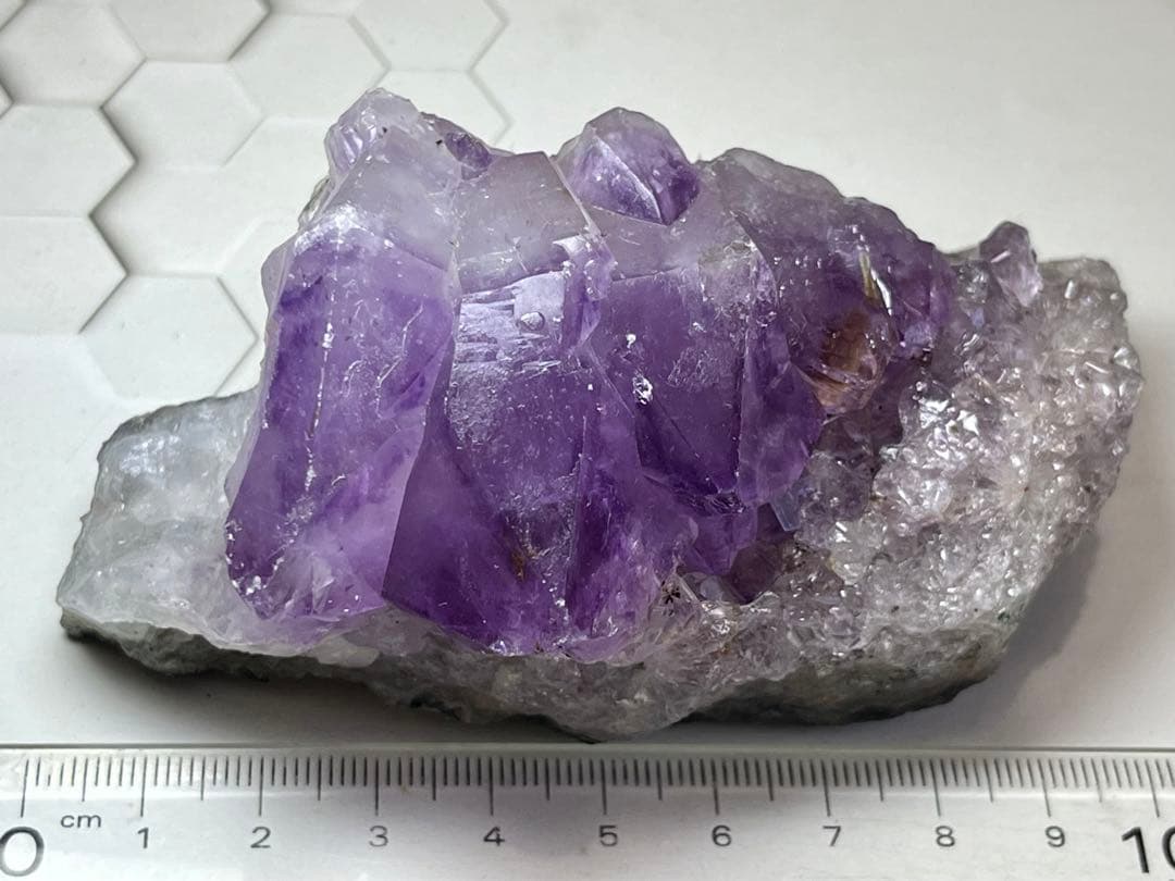 愛の守護石✨　アメジスト　クラスター　原石　ラフストーン　紫水晶