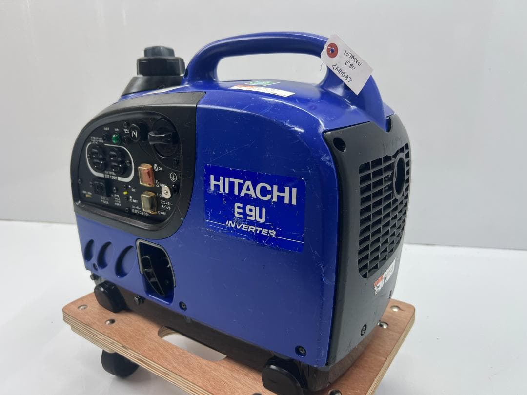 【動作良好・保証付】HITACHI 日立 インバーター発電機 E9U 8