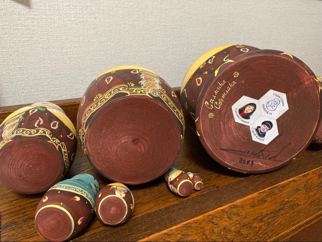 【bern】ロシア雑貨☆特大マトリョーシカ(10P)H25cmスベトラーナ