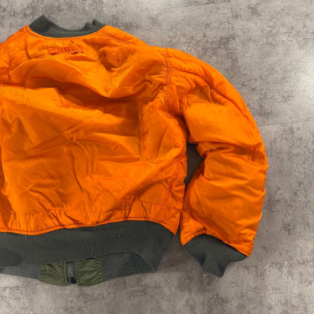 90s アルファインダストリーズ MA-1 usa カーキオリーブ S