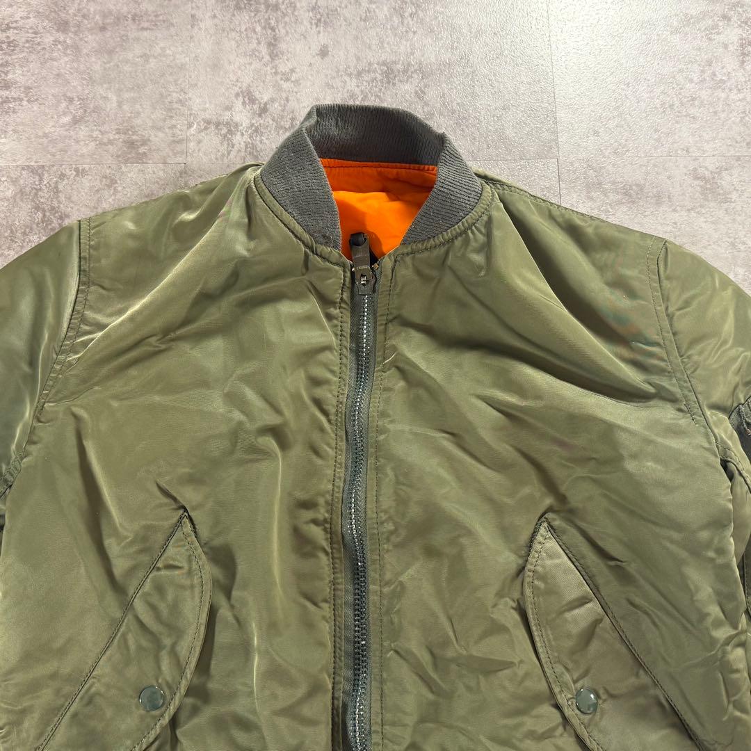 90s アルファインダストリーズ MA-1 usa カーキオリーブ S