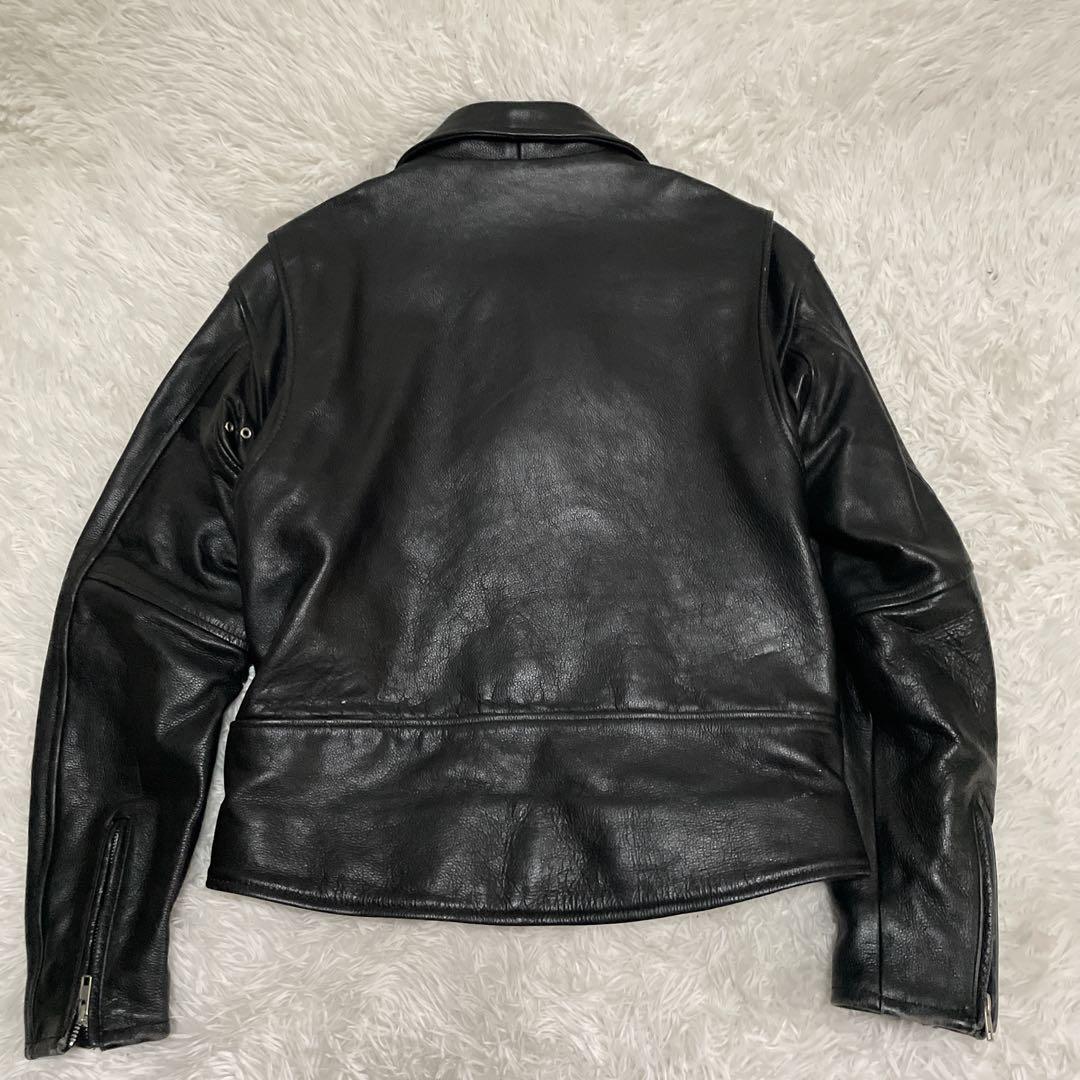 良品✨Rookie Leathers ダブルライダース　牛革　XL