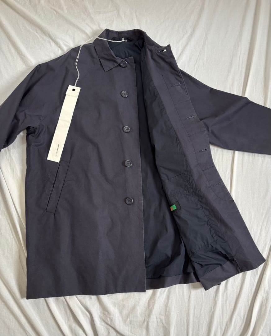casey casey H WAX コート ネイビー 美品