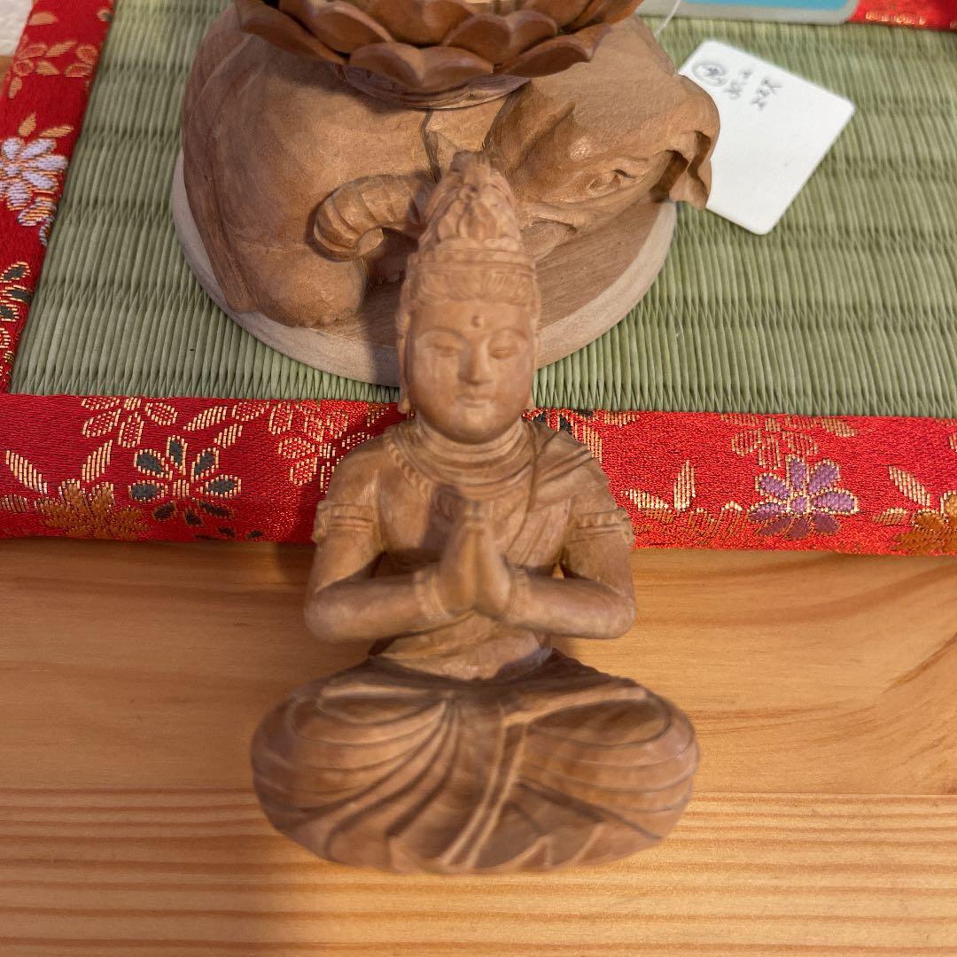 極希少 超美品　白檀普賢菩薩