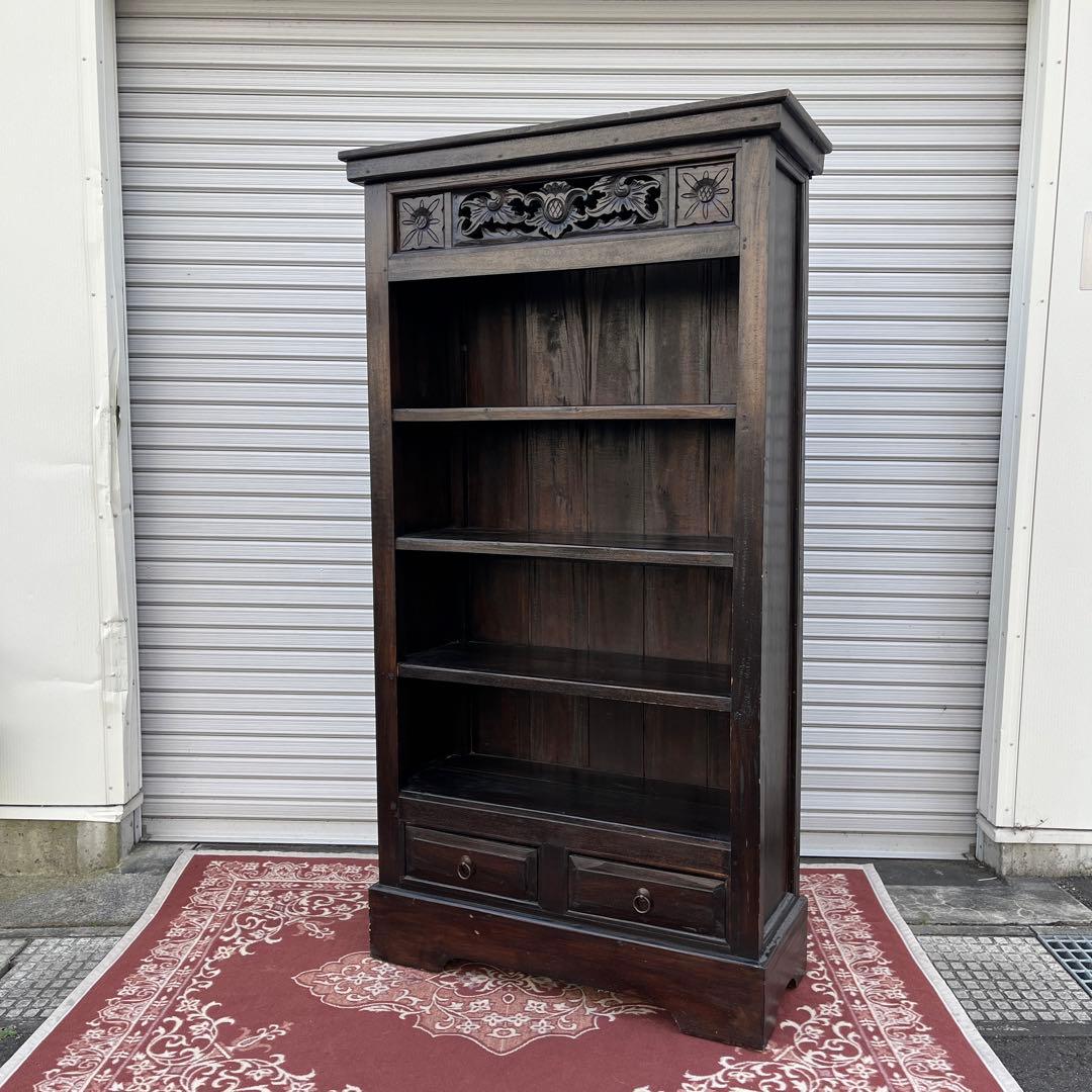 ビンテージ古家具◾️木製無垢材 古着屋で使っていたディスプレイ棚 展示棚 シェルフ