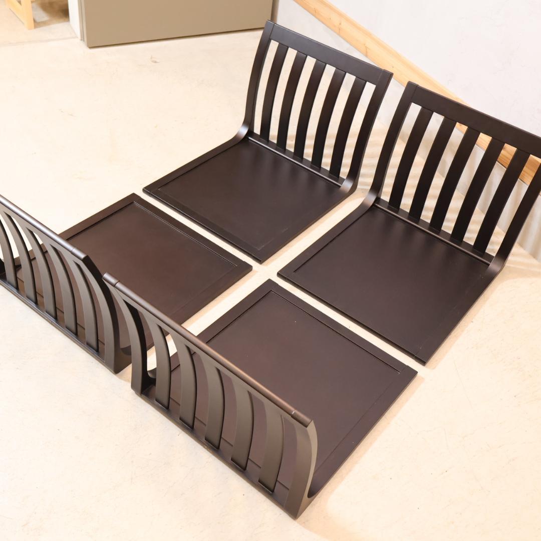 TENDO 天童木工 座椅子 サペリ T-5313 2脚セット 原好輝 和モダン