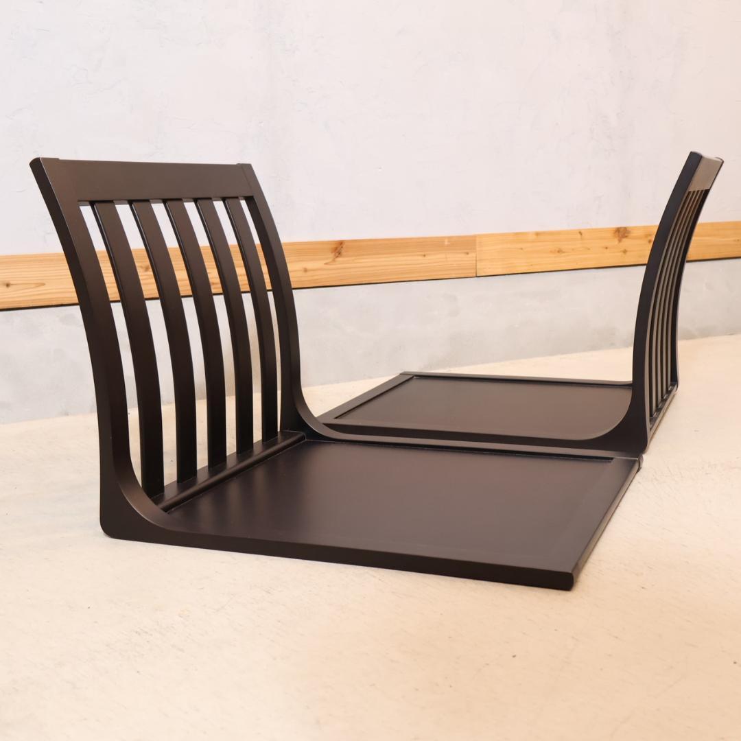 TENDO 天童木工 座椅子 サペリ T-5313 2脚セット 原好輝 和モダン