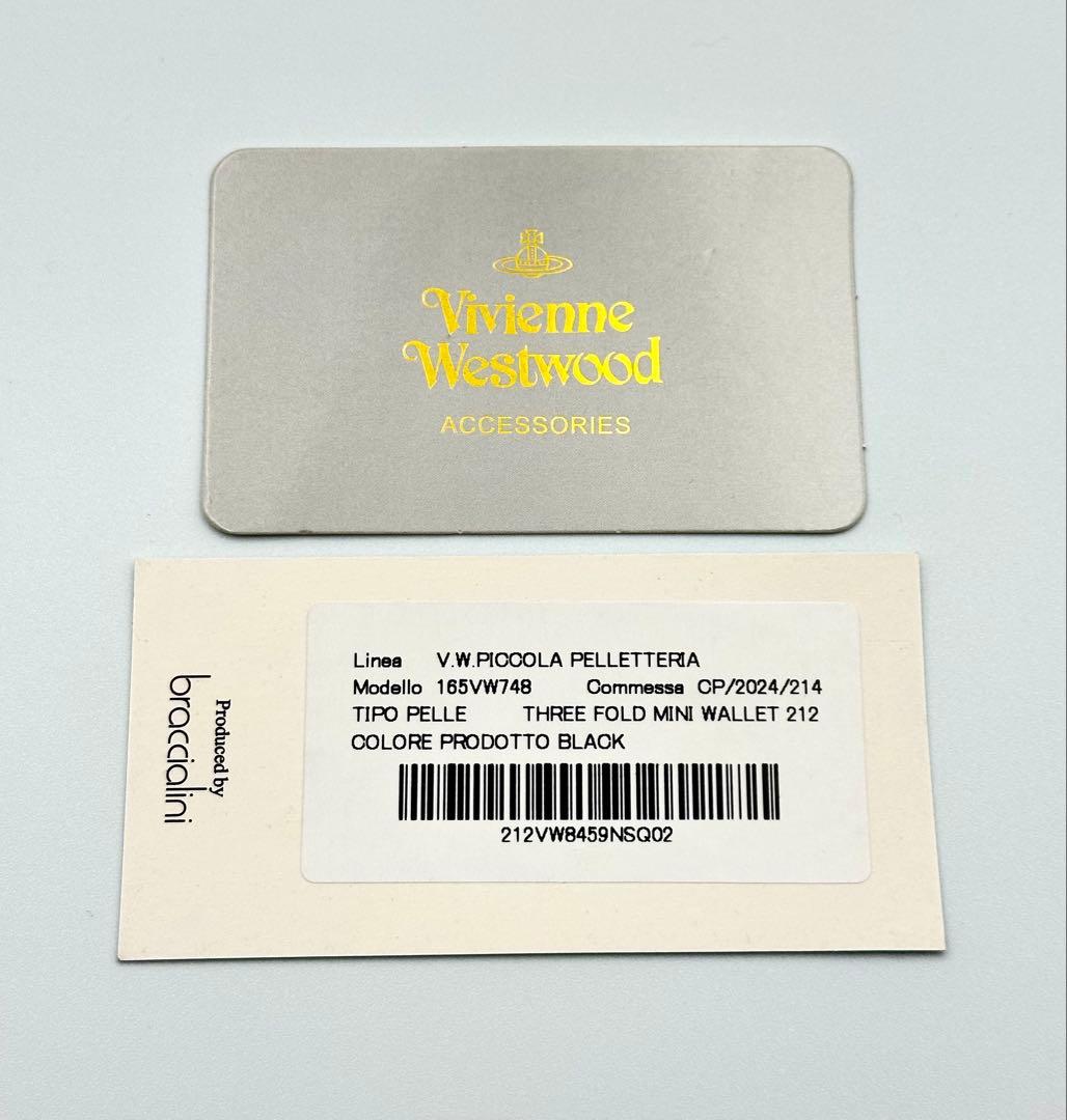 【新品★希少】Vivienne Westwood 三つ折り財布 ブラック/黒