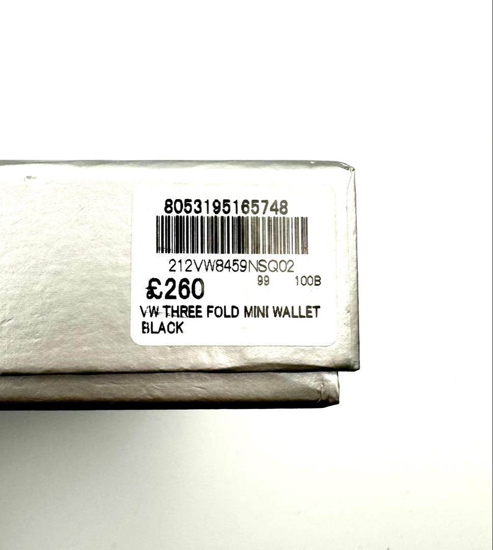 【新品★希少】Vivienne Westwood 三つ折り財布 ブラック/黒