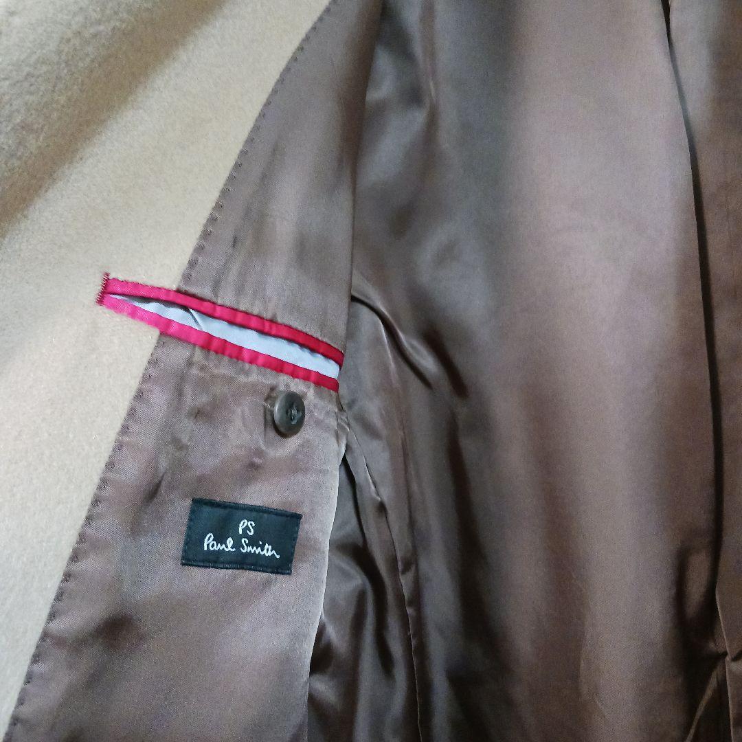 ポール・スミス　カシミヤ１００%　ステンカラーコート　サイズL