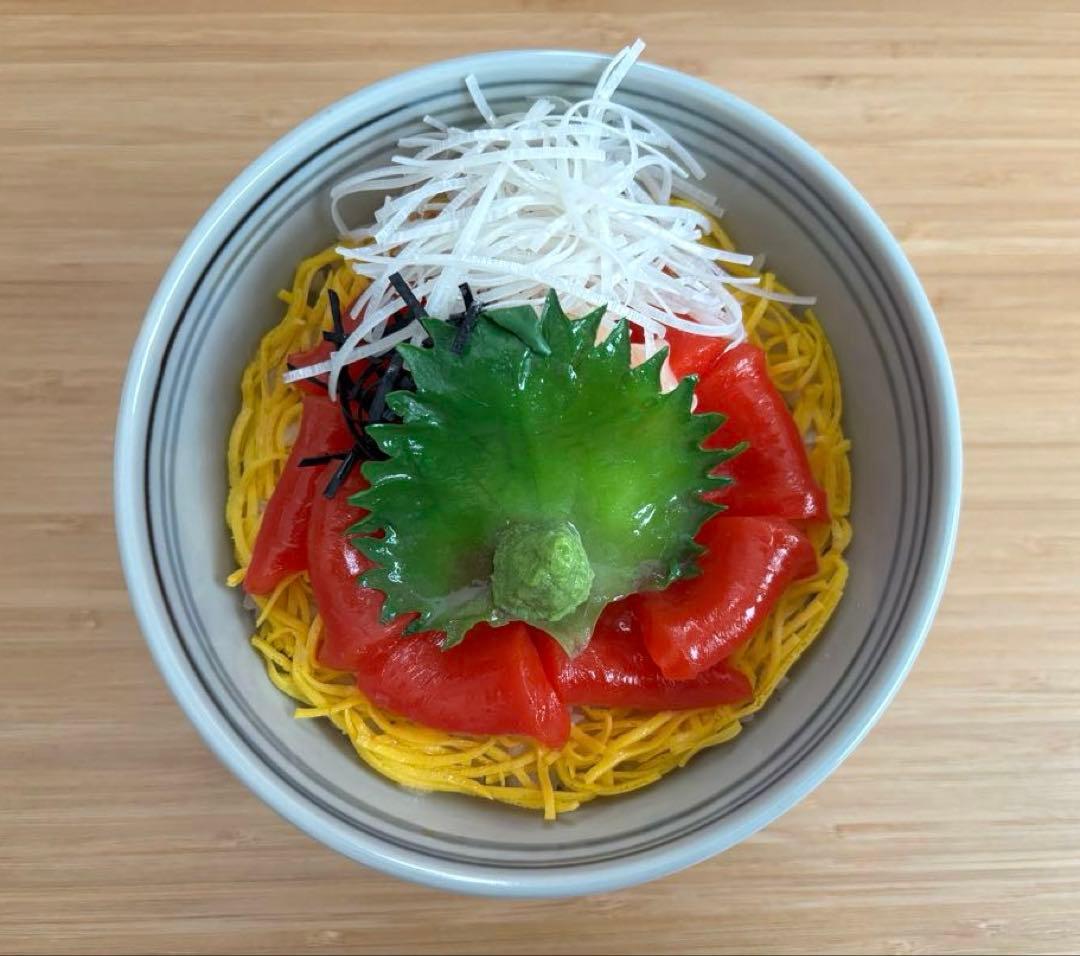 SALE✩.*˚イワサキ・ビーアイ 岩崎(株) 食品サンプル マグロ丼 置物