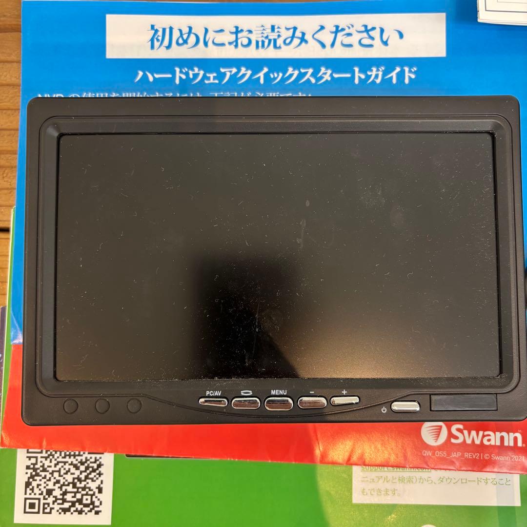 中古美品スワン8CH 4K NVRシステム 2TB4K バレットカメラ4台セット