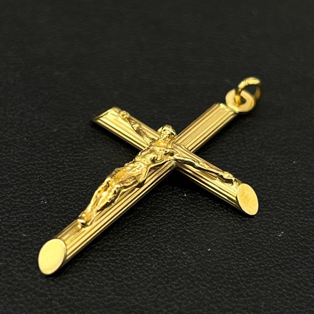 ★(B010502)K18 YG ネックレストップ ウノアエレ 750 キリスト