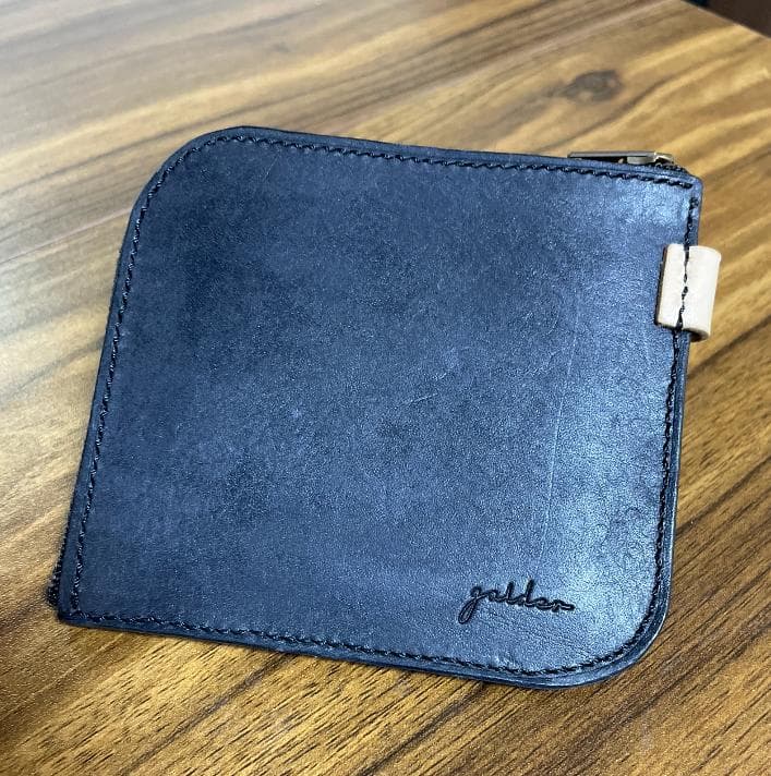 galder L字ファスナー型財布 フルハンドメイド マルゴースクラッチレザー