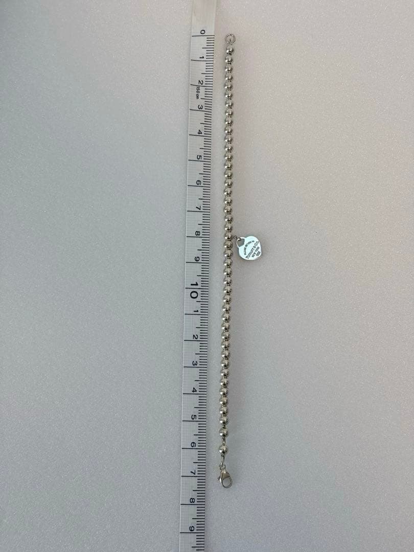 【美品】ティファニー リターントゥ ハート ボールチェーン ブレスレット