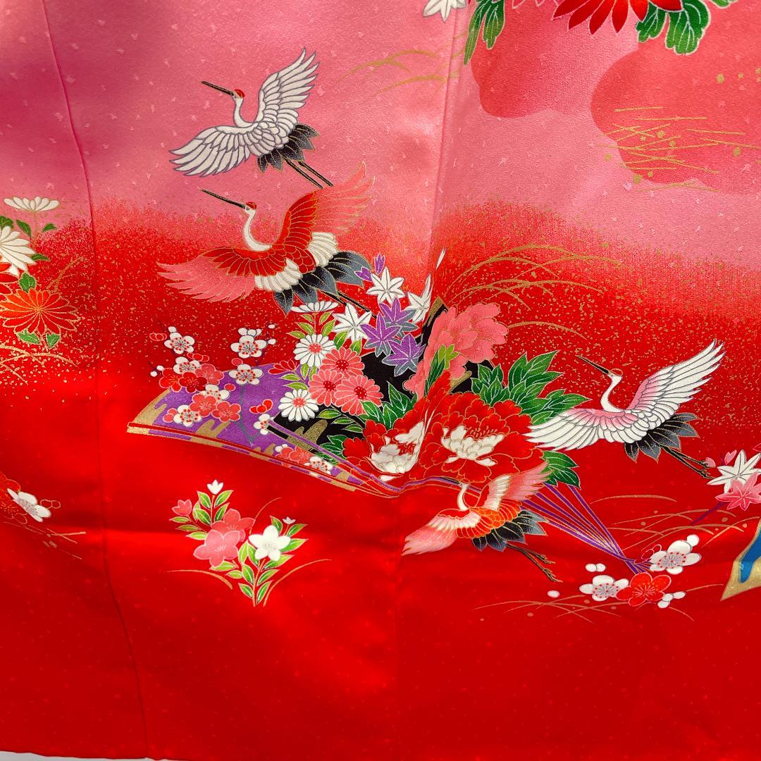 Y★3967★ 子供着物 襦袢付き 一つ身 女の子 七五三 3才